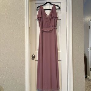 Onyx Mauve Floor Length Dress (Bridesmaid/Wedding) - Size 16 - New with Tag